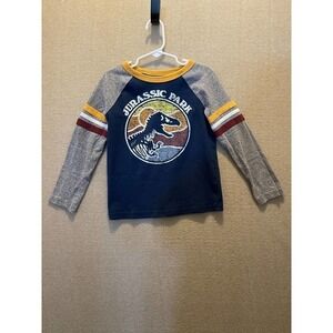 Sonoma Shirt Boy's 5 Blue and Gray Jurassic Park